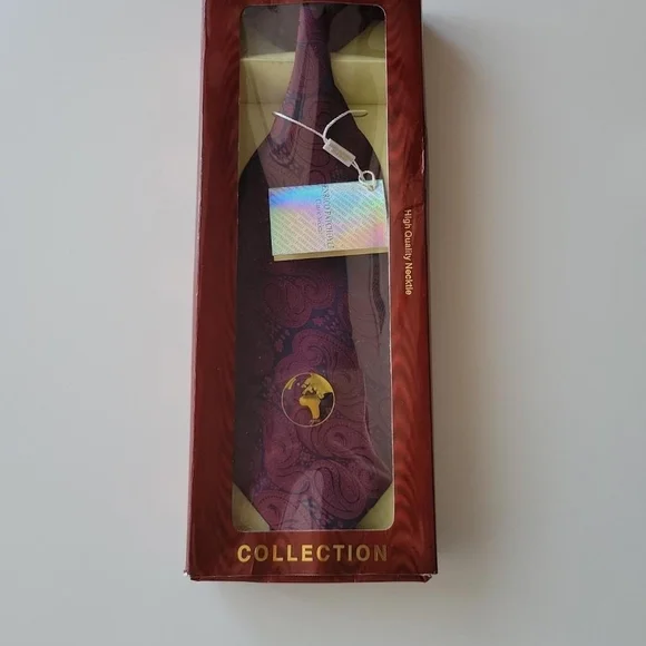 Enrico Patchoyli 100% Silk Tie - Picture 8 of 8